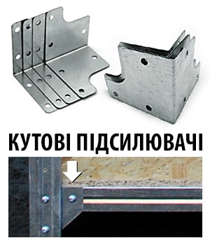 Кутові підсилювачі для стелажів netbardaka